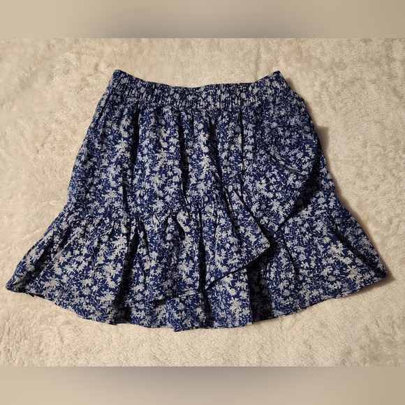 NWOT GAP Floral Print Ruffle Skirt, Girls' Size M(8/9) - Picture 1 of 5